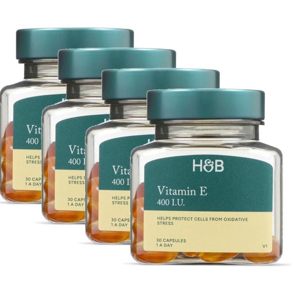 Holland & Barrett Vitamin E 400 IU Capsules & E 4 pcs 30 Tablets