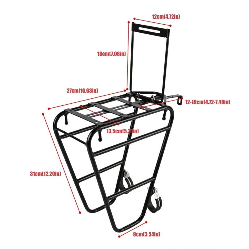 Universals Bike Cargo Rack Heavy Type Alloys Bicycles Carriers Basket For Mountain Folding Bikes Easy Installation