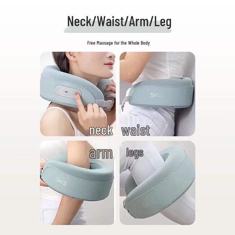 SKG Neck Massager U-Shaped Pillow with Heat