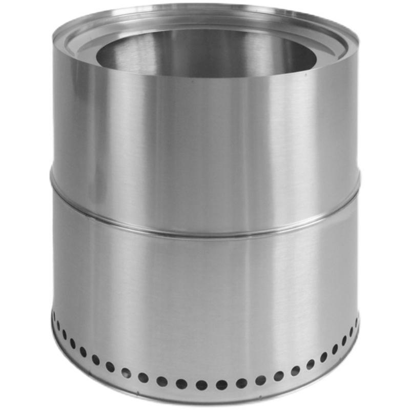 Portable Folding Camping Wood Stove Large Capacity Stainless Steel Picnic Wood Stove Multifunction Cooker Firewood Bonfire Stove