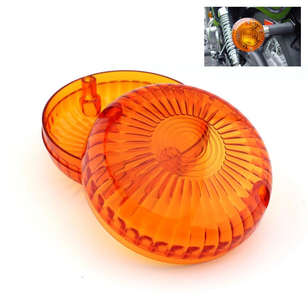 Motorcycle Smoke Clear Turn Signal Light Indicator Lens Cover For Yamaha V-Star 1100 650 Royal Star V-Max Cruisers MT274-003