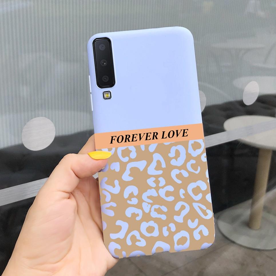 Cases For Samsung Galaxy A7 2018 Cover Silicon Fashion Phone Case Shell For Samsung A7 2018 A750 A750F 6.0" protective Bumper