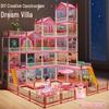 Princess Castle Dollhouse DIY Building Kit for Girls