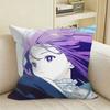 Anime ChibiS of FFrieren Square Sofa Pillow Cover Solid Color Living Room Home Decor Cushion Case