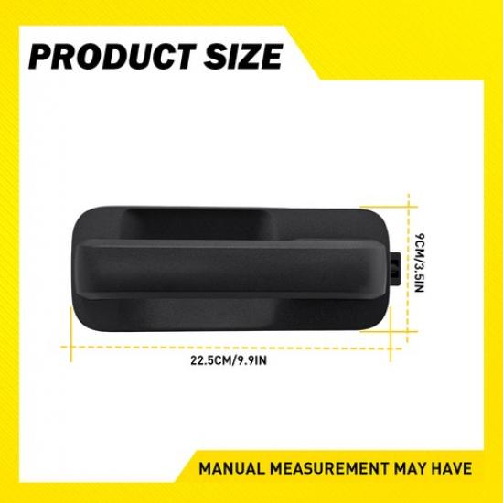 1PCS Exterior Door Handle For 2015-2018 Ford F-150 Rear Driver Side Smooth Black