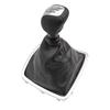 Car Interior Upgrade Leather Shift Knob Dust Cover Accessory Comfortable Driving Experience Easy Installation Process