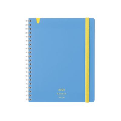 KOKUYO 2026 Sooofa Soft Monthly B6 Light December 2025 Start Diary, Ring, Block, Variant, Blue, Ni-SSMNLB-B6-26,