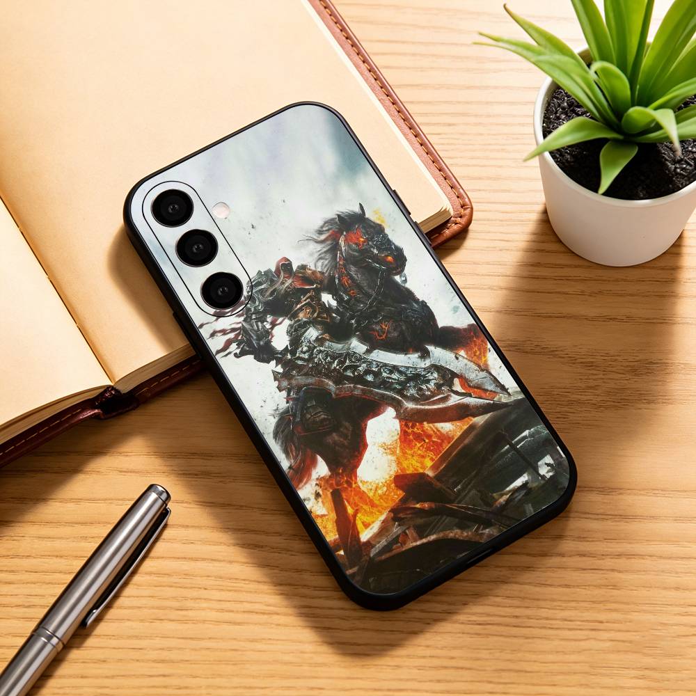 Game D-Darksiders Phone Case For Samsung Galaxy A73,A72,A71,A70,A53,A52,A51,Soft Silicone Black Cover