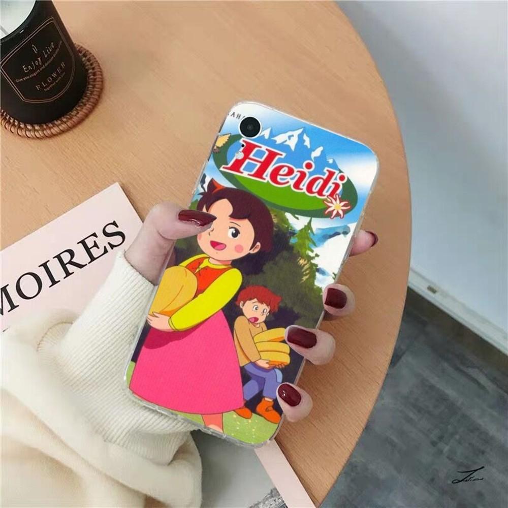 Cute Heidi Phone Case for iPhone 15 8 7 6 6S Plus X SE 2020 XR XS 14 11 12 13 Mini Pro Max Mobile Case