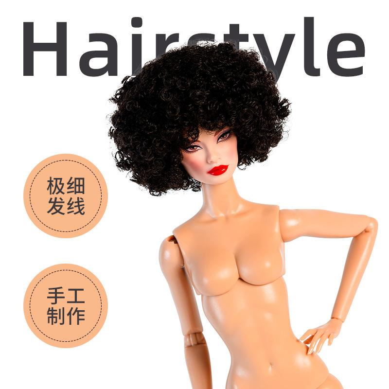 New 32cm Original Design Nude Naked Doll Joint Movable 1/6 Supermodel Doll Normal Skin Brown Hair Dress Up Toy Collectors Gifts