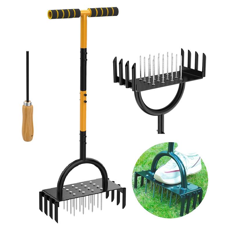 

Scarifier Lawn Gardening Tools Grass Garden Garden Products Anchor Novelty Tool Hand House Farming Furniture Farm Equipment чорний