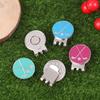 1Pc Golf Ball Marker Golf Hat Clip Magnetic Alloy Golf Ball Position Marker Removable Metal Hat Clip Accessories For Golfers