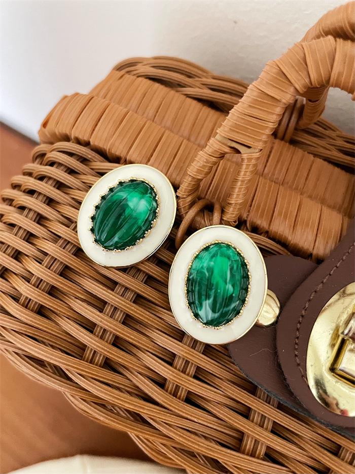 

Вінтажні елітні ретро сережки в придворному стилі, легка розкіш