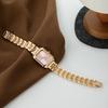 Fashion Stainless Steel Quartz Watches Quartz Square Women Wristwatch Business Luxury Gift Strap Watch Student