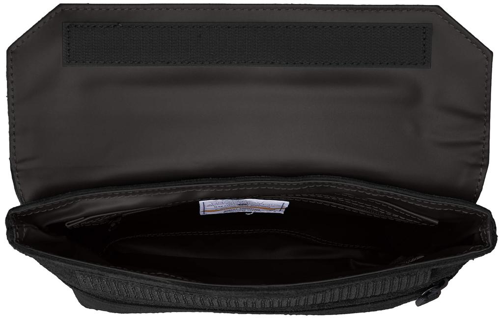 Waterproof Suede Leather Sacoche 091750 WATER PROOF SUEDE SACOCHE BLACK [Assobu]