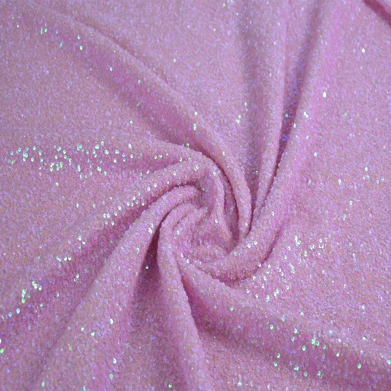 26 Colors 3mm High-Density Glitter Sequin Fabric Christmas Wedding Decoration Dress Handbag Accessories Trimming Cloth Material