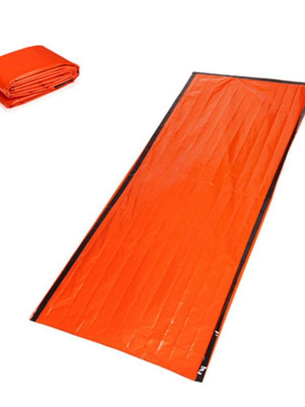 PE Aluminum Emergency Sleeping Bag: Cold Protection, Raincoat, Tent, Outdoor Storage