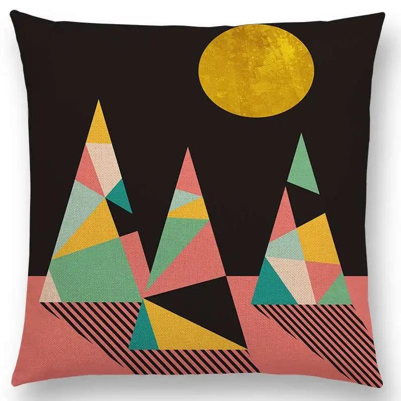 Cartoon Sofa Überwurf Kissenbezug Bunte Tiere Vogel Katze Reh Pfau Eule Blumen Lied Kissenbezug