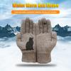 Winter Autumn Warm Gloves Bird Cat Women Men Thermal Cold Protection Hand Warmer Soft Windproof Mittens Outdoor Cycling