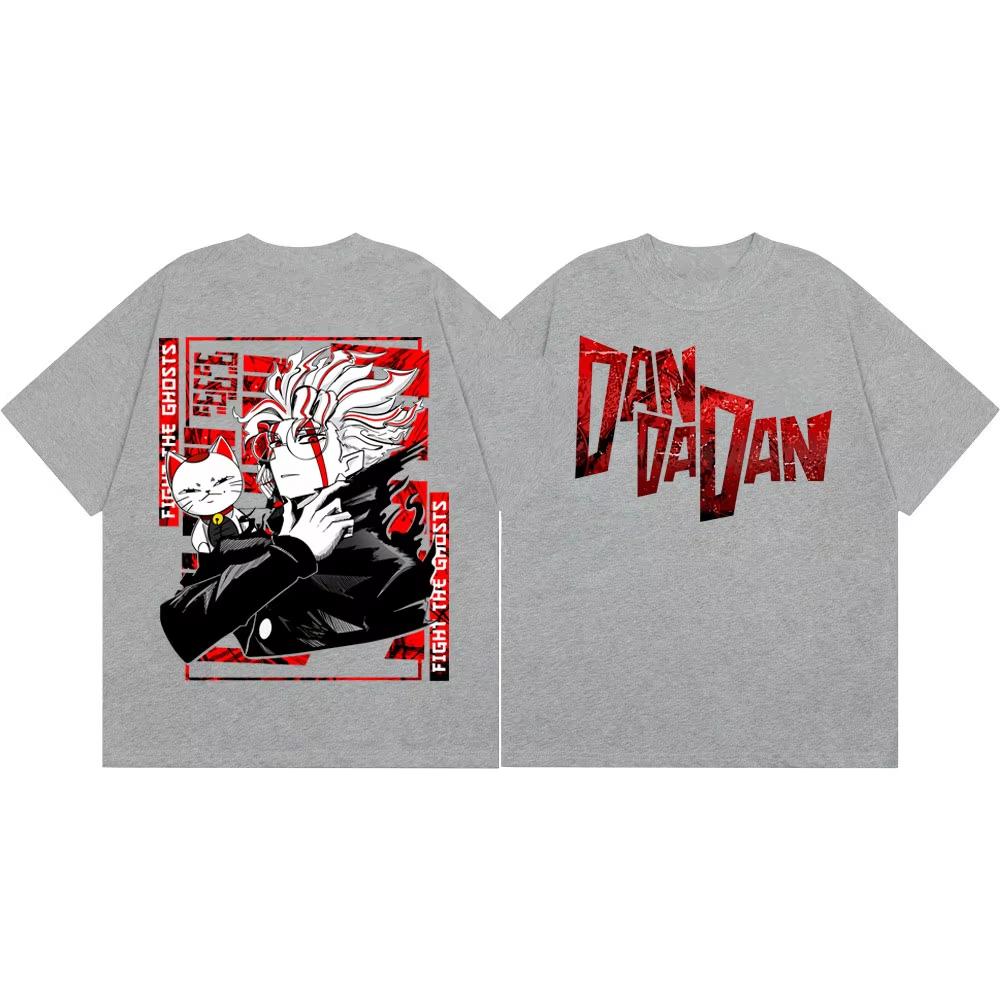Summer Hot Sale Japan Anime Dandadan Graphic T Shirts Unisex Unisex Fashion Cartoon Tshirts Y2k Gothic Cotton Oversized Tshirts