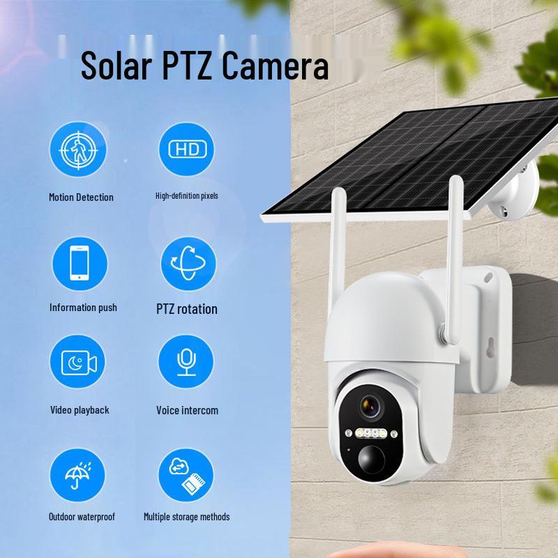 

4G Solar-Powered Outdoor Smart Monitoring Camera WiFi 3MP