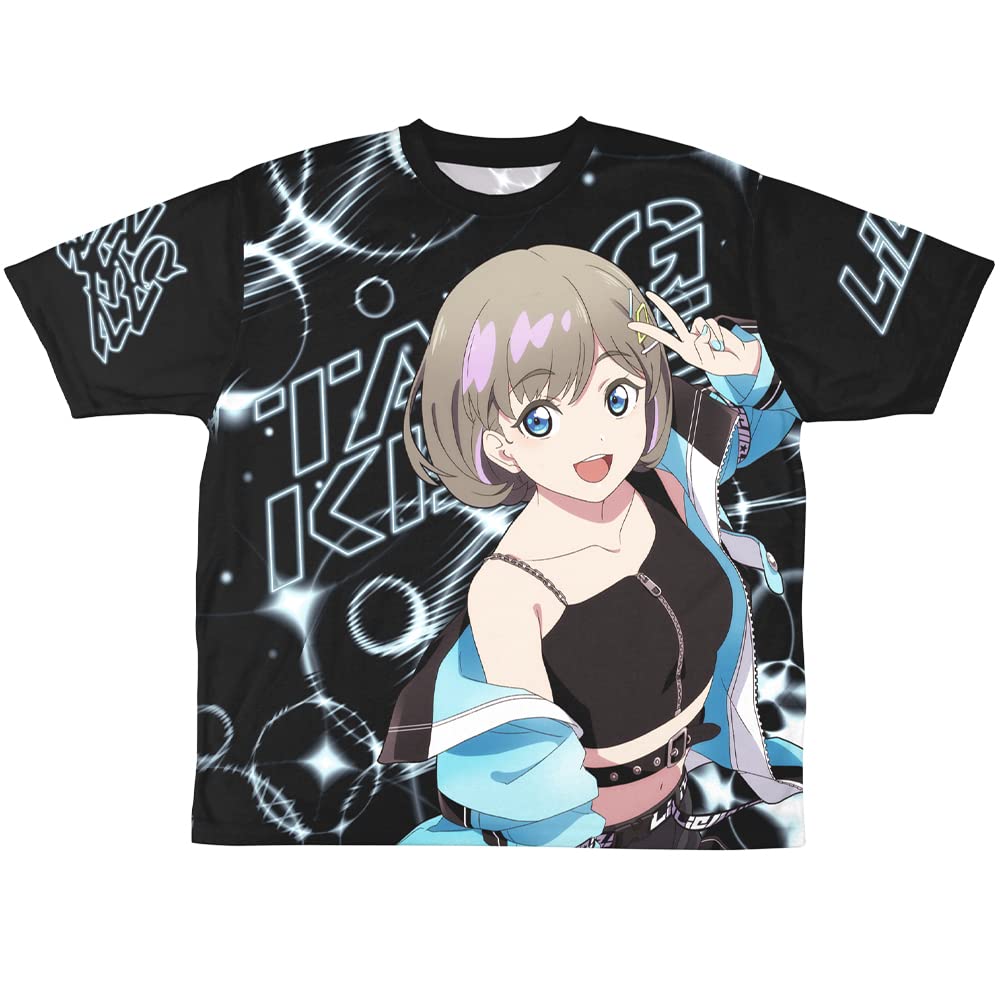 

Двухмерная футболка Cospa Love Live Superstar с новым рисунком Tang OK с двухсторонним принтом, размер M