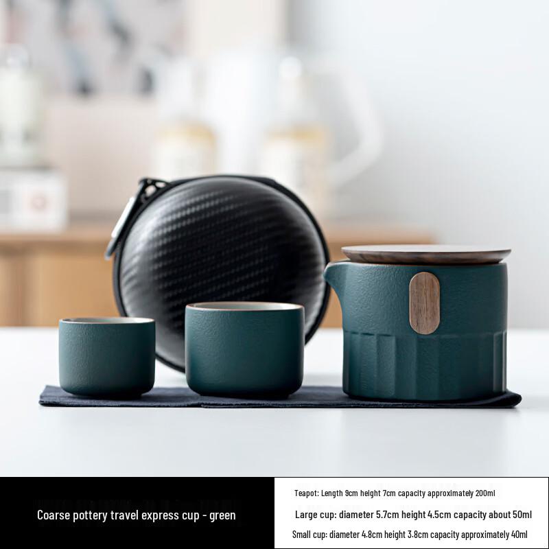 Luobao Ceramic Portable Kung Fu Tea Set