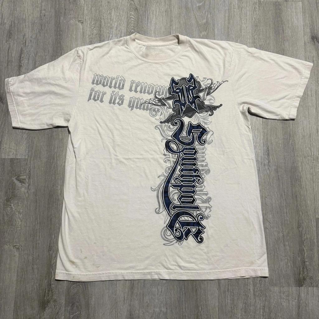 Classic Y2K Gothic Style T-shirt Print Oversized T Shirt High Street Shirts Gothic Round Neck Cotton Tops New Mens Women T Shirt