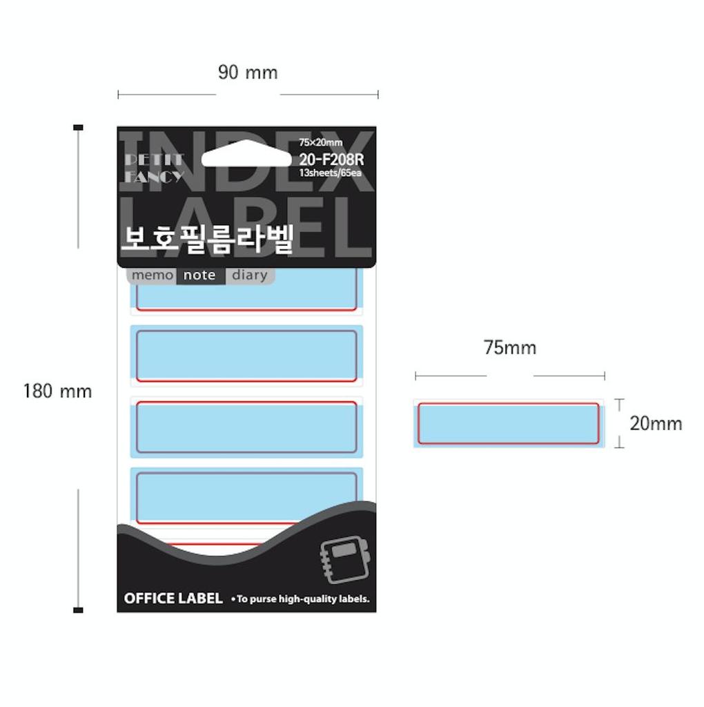 Petit Fancy Koruyucu Film İndeks Etiket Çıkartmaları (Her Birinden 10'ar adet) İndeks Etiketi / Kategori Etiketi / Ofis Etiketi / Etiket Çıkartmaları / İşaretleme Araçları - 42 Seçenek