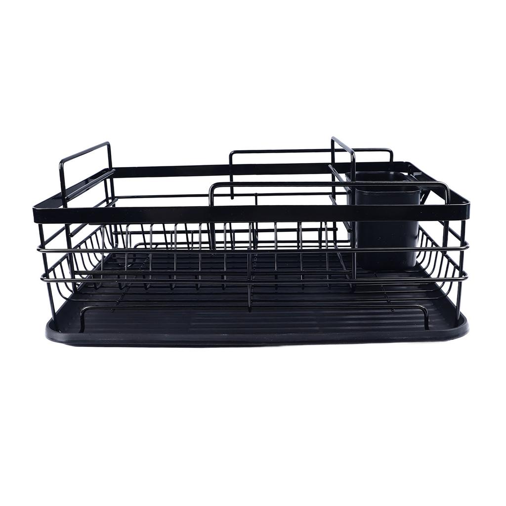 Dish Drying Rack Detachable Utensil Cup Rack Dish Drainer Space Saving Kitchen Counter Dish Racks fo