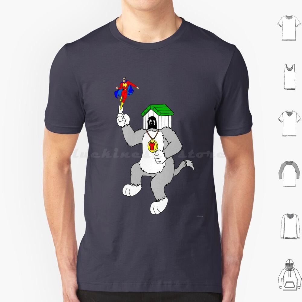 M Man And Yukk Ugly Dog T Shirt 6xl Cotton Cool Tee Mighty Man And Yukk Cartoon Comic Laughs Comedy Hero Dog Little Tv Show Hb