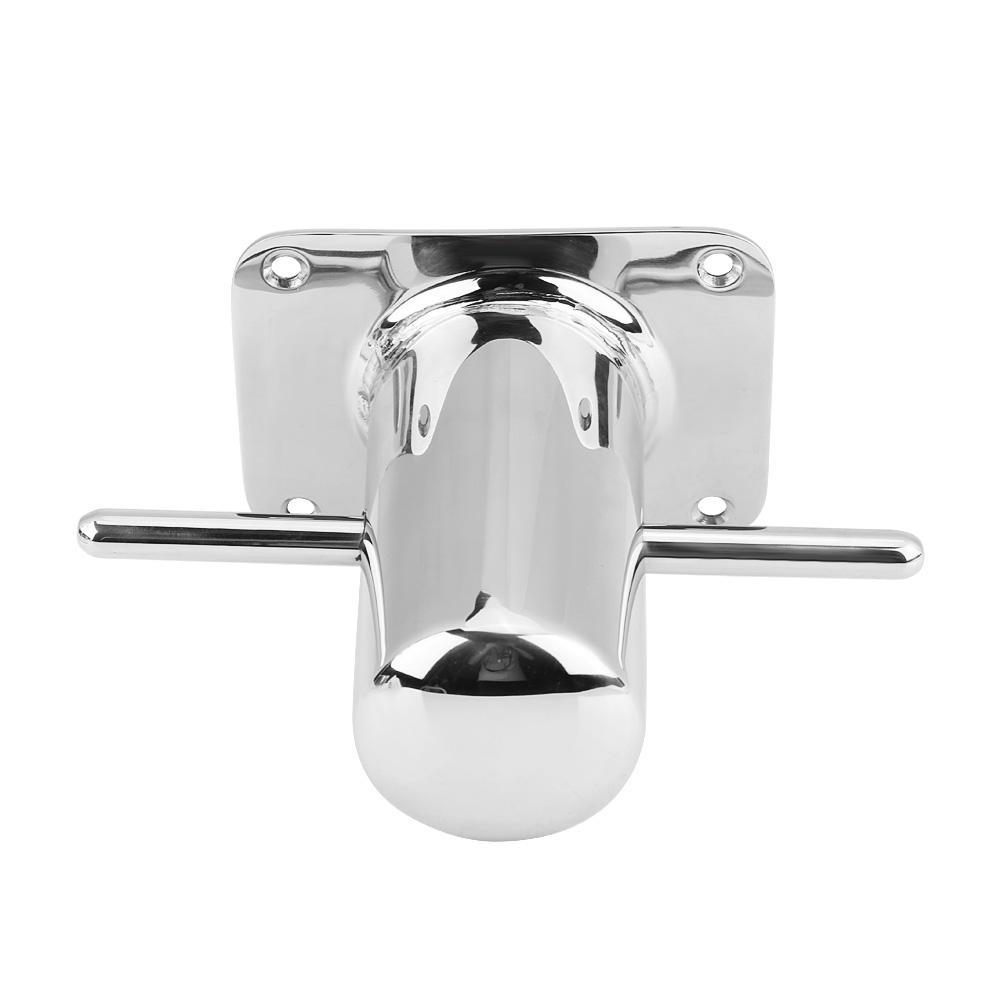 Nerezový lodní Samsonův sloup Křížový vazák Kotevní bit pro námořní jachtu 120 mm*90 mm