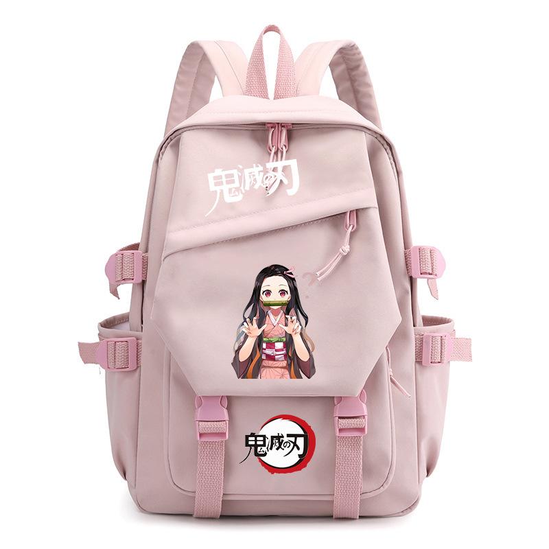 Japan Cartoon Comics Demon Slayer Instagram Backpack, Japanese Retro Style, Large Capacity Student Backpack 0016 KTB