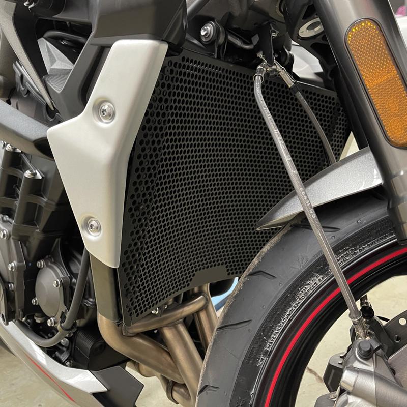 QMSTART Griglia Radiatore Racing Protezione Copertura Protettore Per Street Triple 765 R / S / RS 765R 765S 765RS 2017 2018 2019 2020 2021