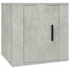 8 piece TV cabinet set concrete grey particleboard