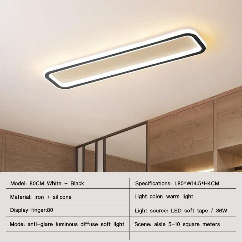 Modern LED Ceiling Lights for Living Room Bedroom  Balcony Aisle Hallway Lamps Strip Chandelier Indoor Lighting Fixtures Luster