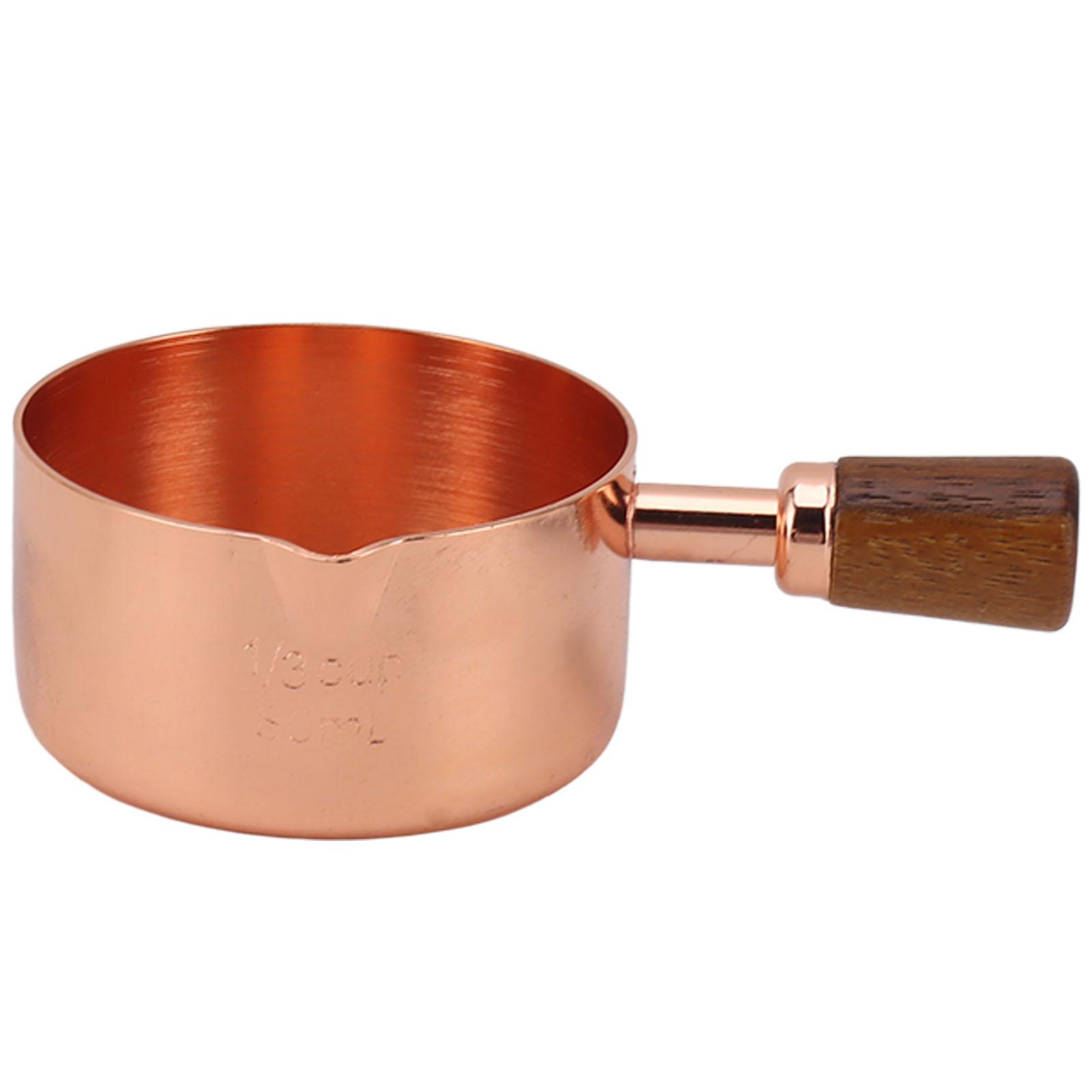 

Чашка для соуса из профессиональной нержавеющей стали 304 с ручкой для приготовления соуса на банкете Rose Gold