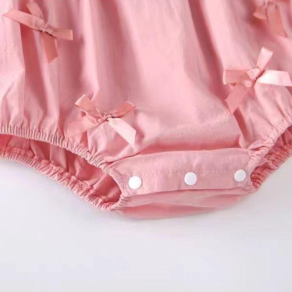 Shorts Climb Bow Baby Jumpsuit Casual Outfit Bow Baby Bodysuit Cute Bow Baby Romper  Newborn Baby