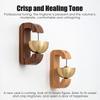 Magnet Doorbell Wood Bell Gentle Sound Bell Entrance Decorative Doorbell Wind Chimes Fridge Magnet Cute Room Decor