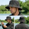 Western Cowboy Bucket Hat for Men Women, Summer Sun Protection Hat for Outdoor Camping Hiking Fishing