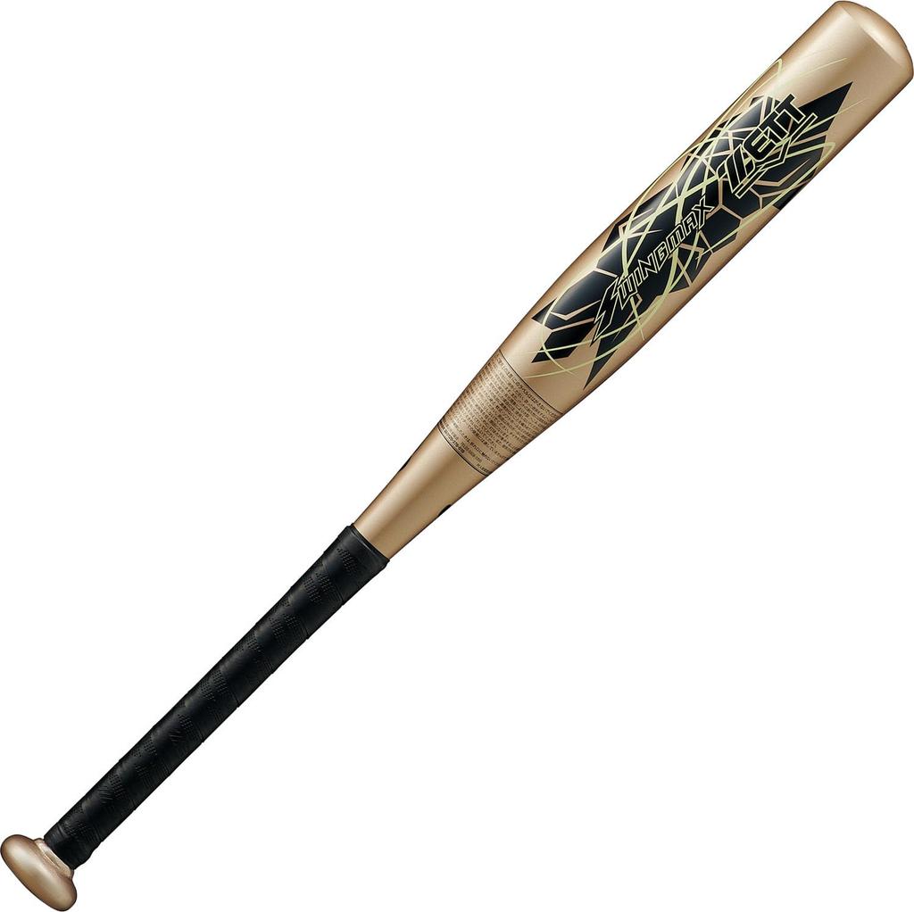 ZETT Swing Max Youth Baseball Metal 360g Average Champagne Gold BAT75632 Bat, (Super Duralumin), 62cm, Weight, (8201)