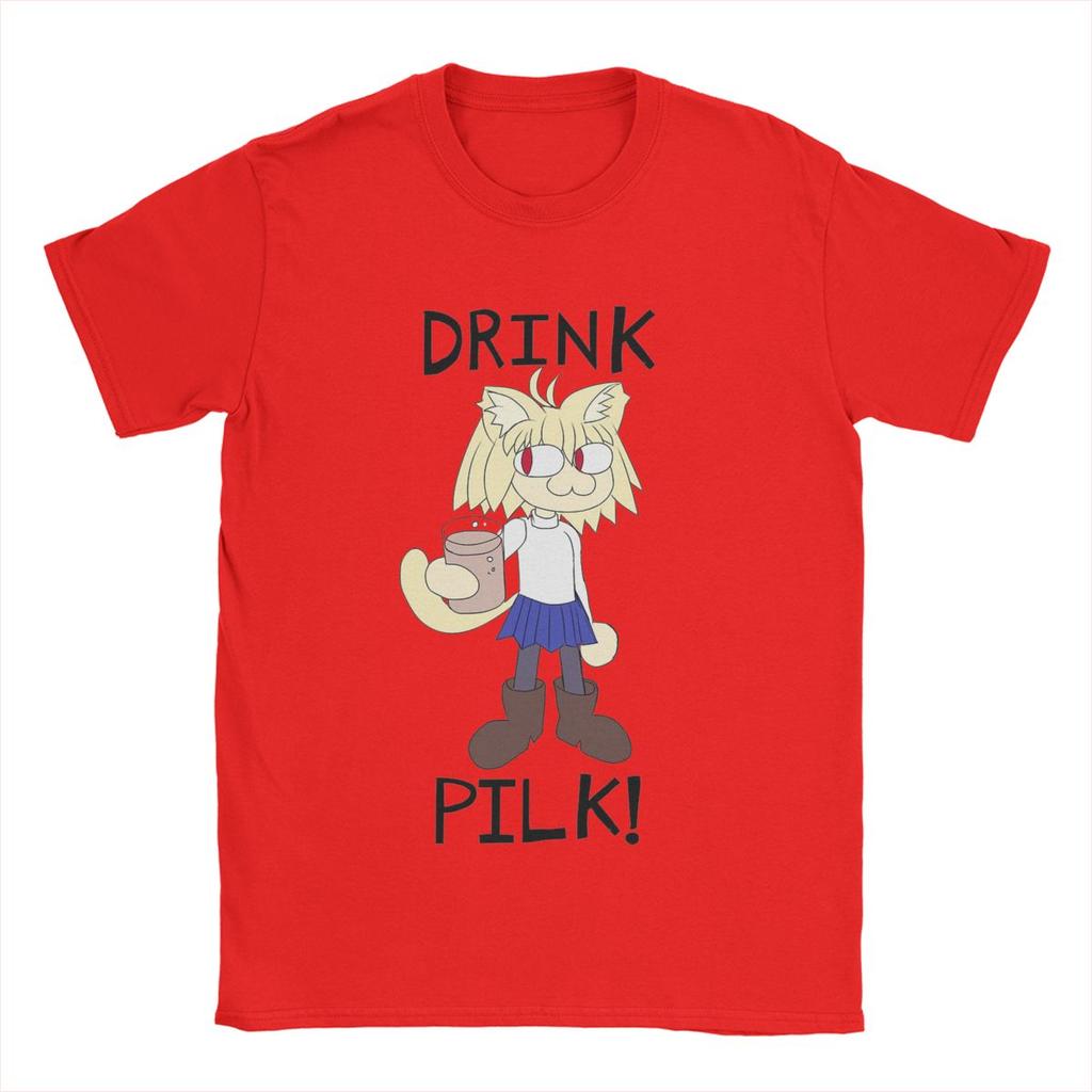 Neco Arc Pilk Men's T Shirts Funny Tee Shirt Short Sleeve O Neck T-Shirts Cotton Summer Clothing