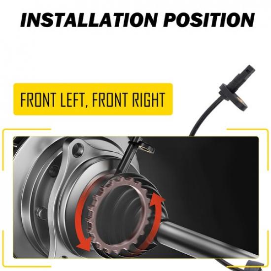 2X Front Left & Right ABS Wheel Speed Sensor For 06 07 08 09 10 11 Honda Civic