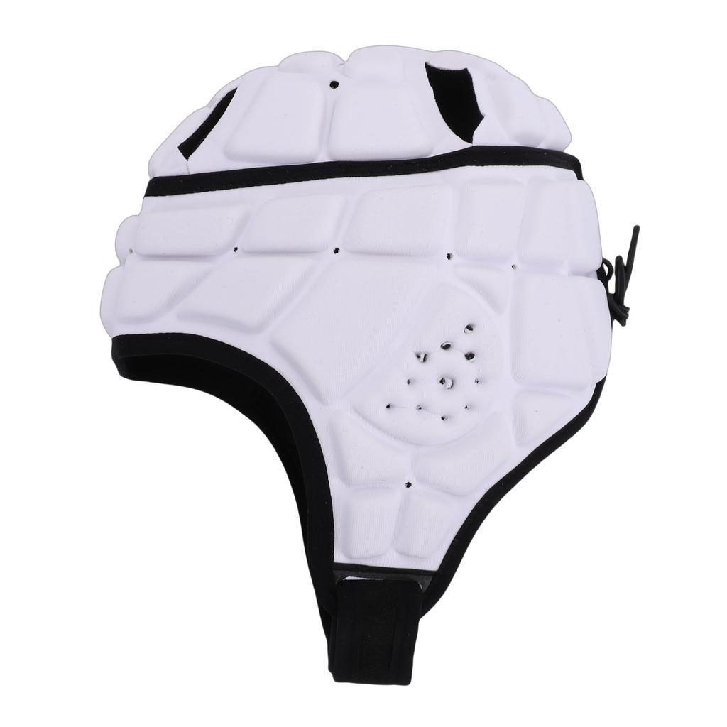 Soft Shell Helm für Erwachsene EVA-Schwamm Verstellbar Atmungsaktiv Flag Football Helm Rugby Gepolsterte Kopfbedeckung für Fußball
