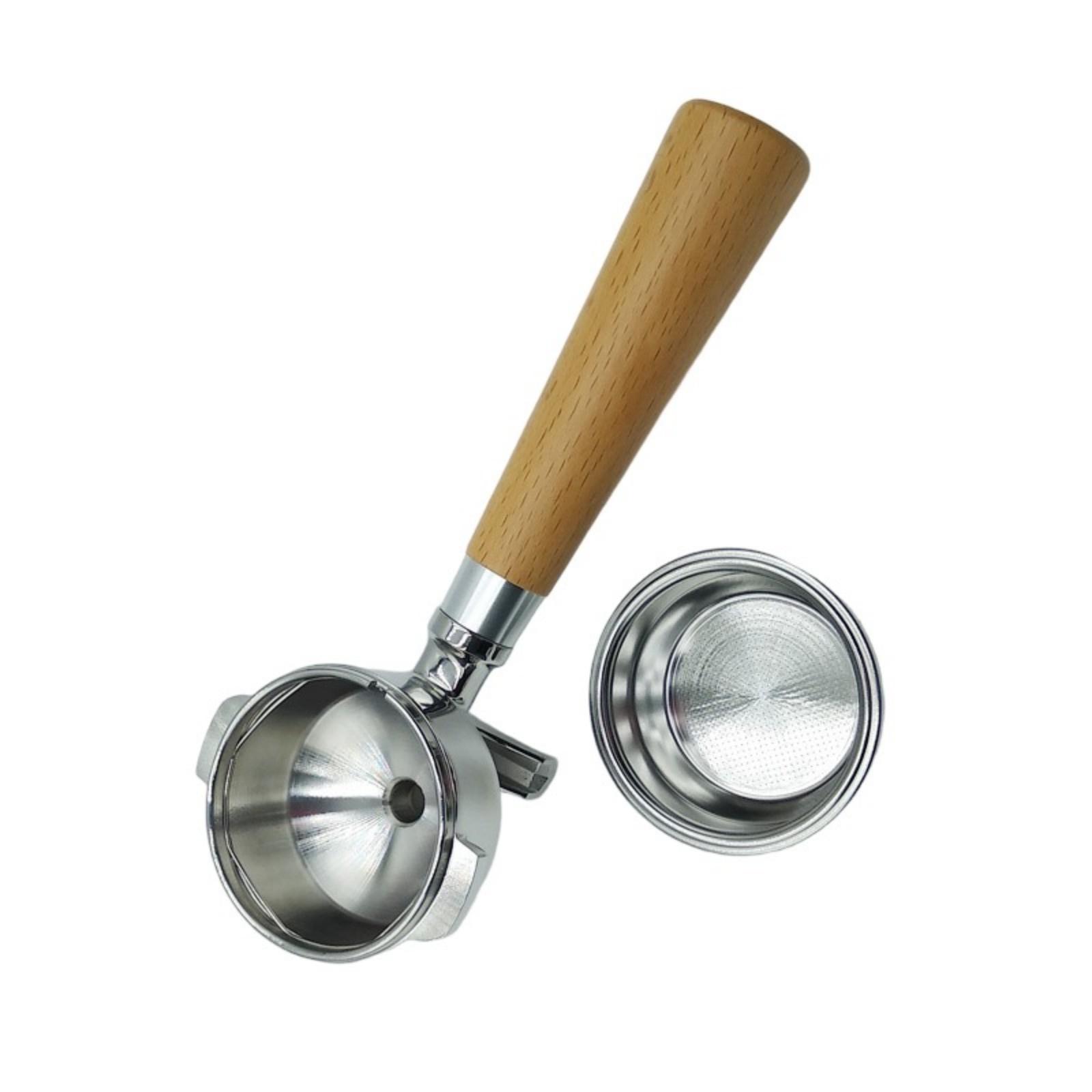 

Деревянная ручка 58 мм Замена портафильтра для эспрессо-машин Кофейный портафильтр, удобный для захвата A