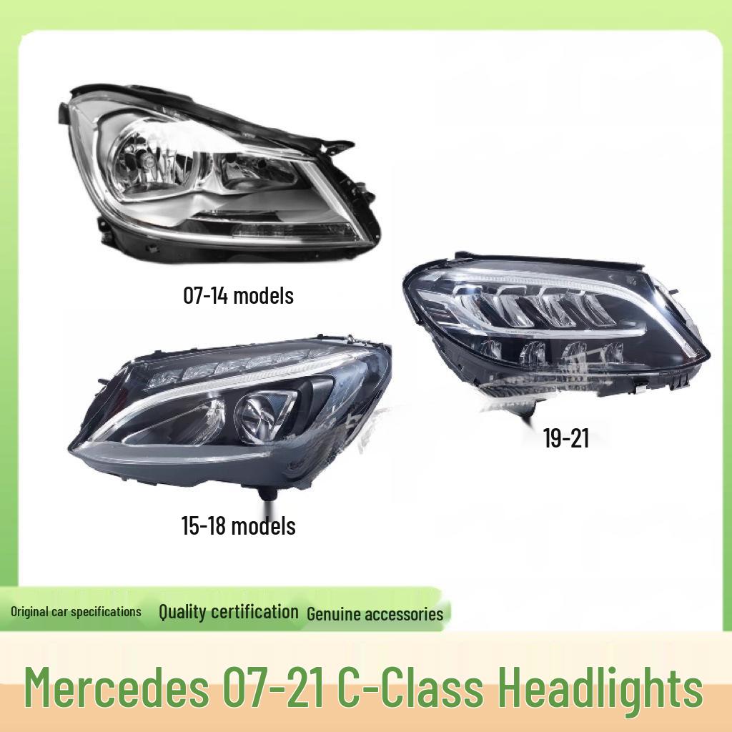 Compatible Headlight Assembly for Mercedes-Benz C-Class (2007-2021) C260/C300/C200