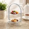 Metal Pastry Display Stand with Circular Tiers Decorative Cake