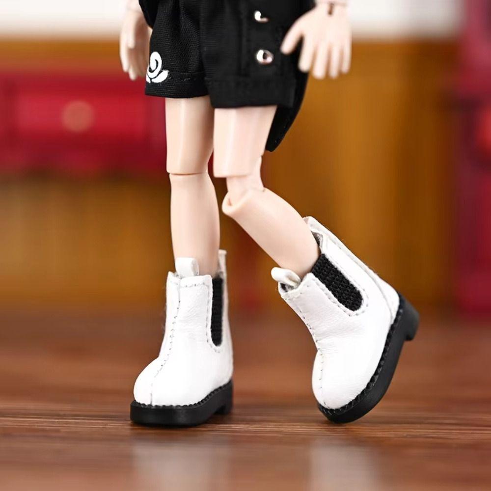 1pair Pretend Play Doll Leather Shoes Boots Casual Shoes Obitsu 11 Doll Shoes  Holala Gcs
