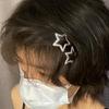 Metal Hairpin Five-pointed Star Hair Clip Girl Barrettes Children Side Clip