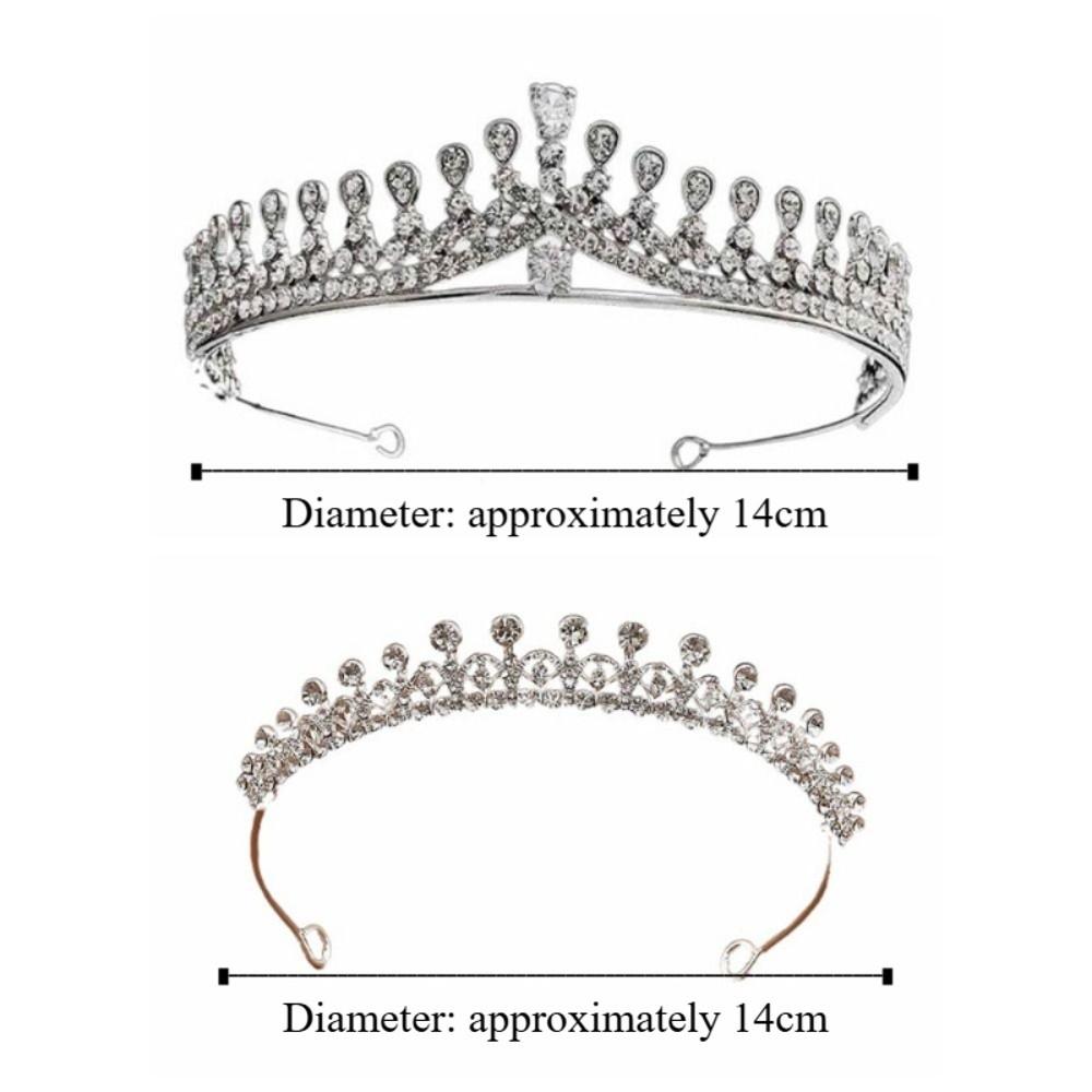Hair Jewelry Crystal Bridal Crown Zircon Princess Tiara Diadem Wedding Hair Jewelry Girls